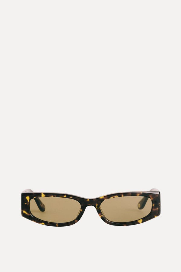 Slim Rectangular Sunglasses