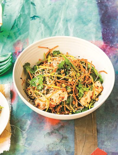 Glass Noodle Salad With Smoked Tofu