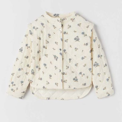 Floral Quilted Overshirt