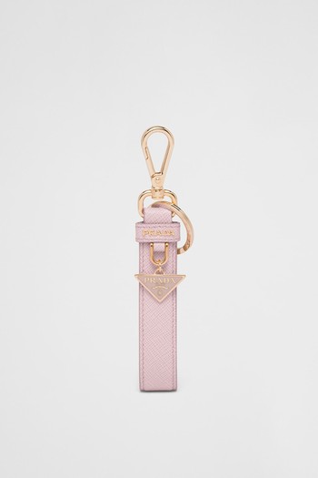 Saffiano Leather Keyring from Prada