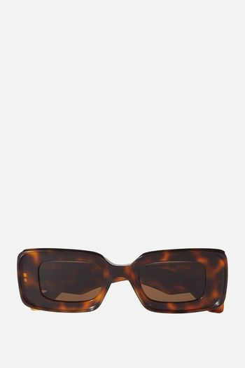 Square-Frame Tortoiseshell Acetate Sunglasses from LOEWE Eyewear