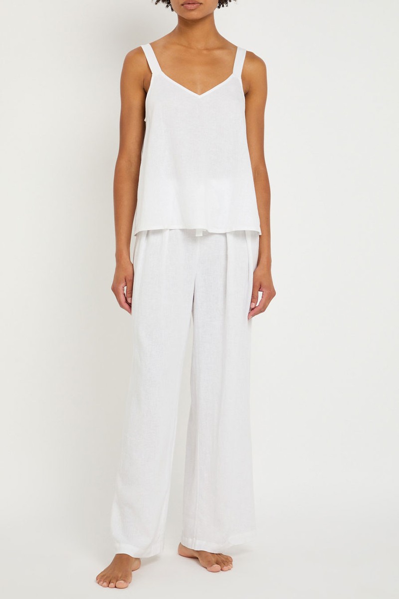 Linen-Blend Camisole Top from Eberjay
