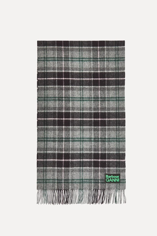 Winter Tartan Scarf from Barbour x GANNI