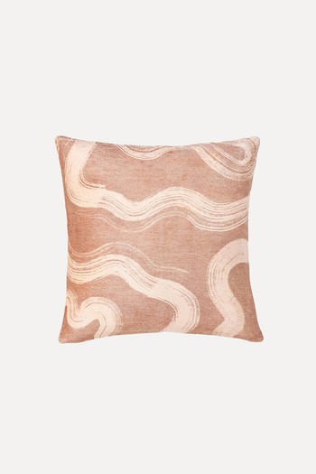 Velvet Brushstroke Cushion Cover from West Elm