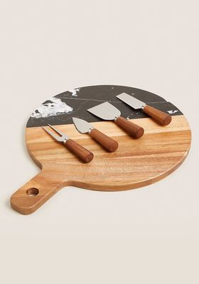 Cheese Board And Knife Set