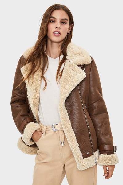 Double-Sided Biker Jacket from Bershka