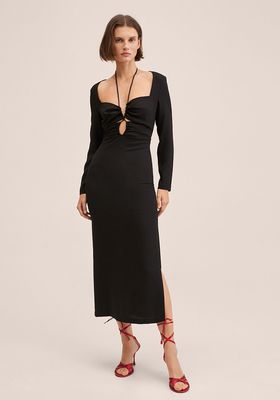 Cut-Out Detail Dress from Mango
