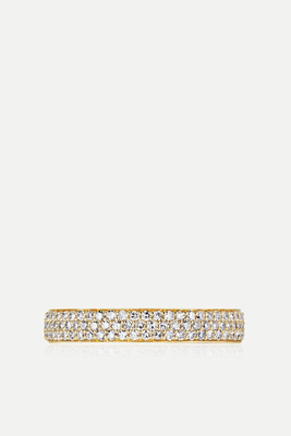 886 Pavé Ring In 18ct Yellow Gold