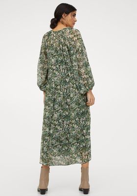 Long Chiffon Floral Midi from H&M