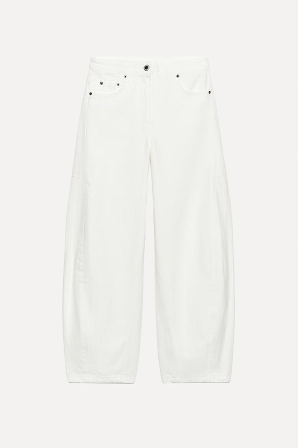Ankle Balloon Mid-Waist Jeans
