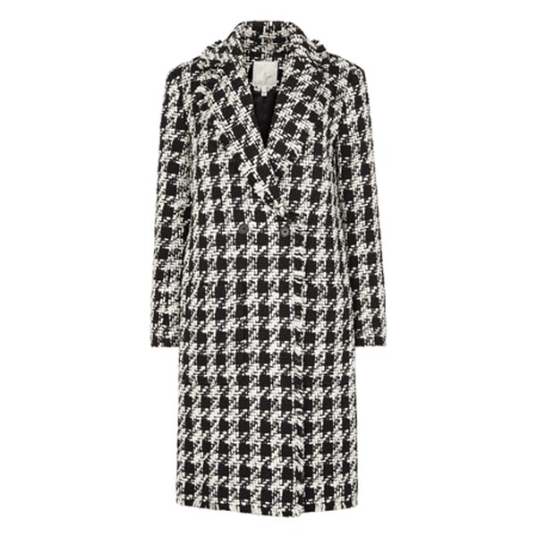 Aubrielle Houndstooth Tweed Coat from Joie