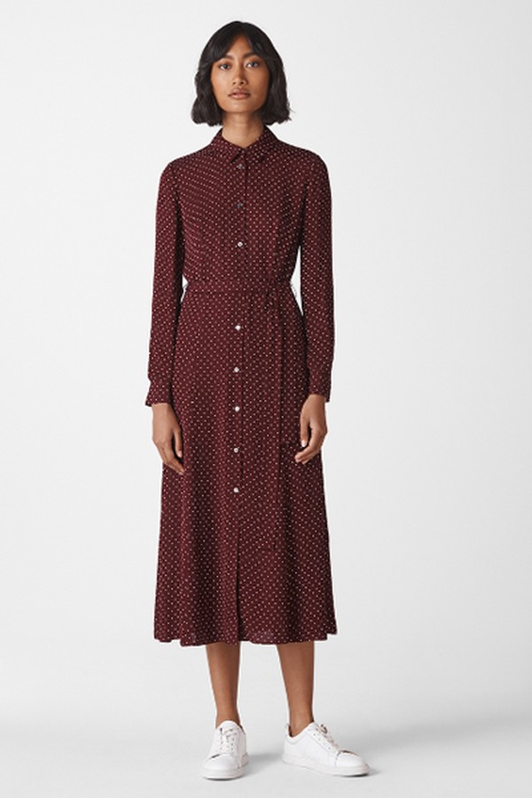 Margot Spot Shirt Dress