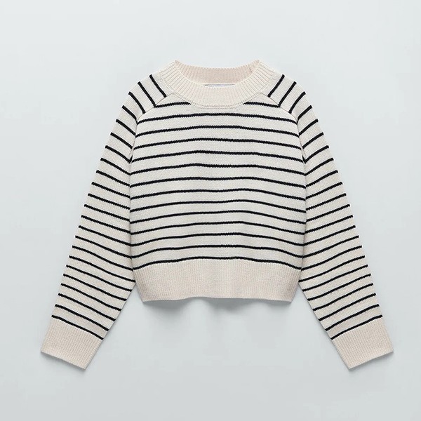 Striped Knit Sweater