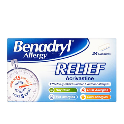 Allergy Relief Capsules from Benadryl