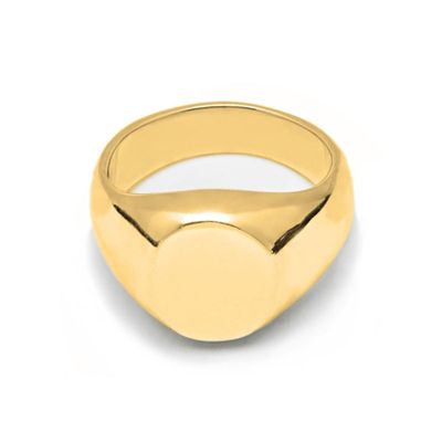Plain Signet Gold Pinky Ring from Annie Haak