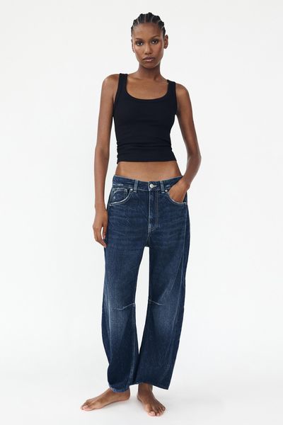 Relaxed Balloon Mid-Waist Trf Jeans