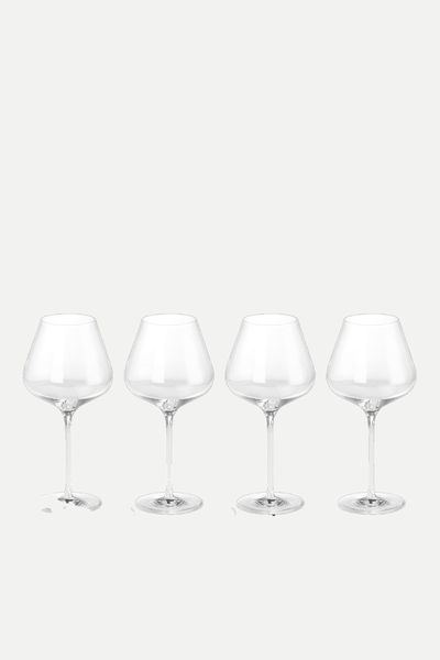  Set of 4 Red Wine Glasses