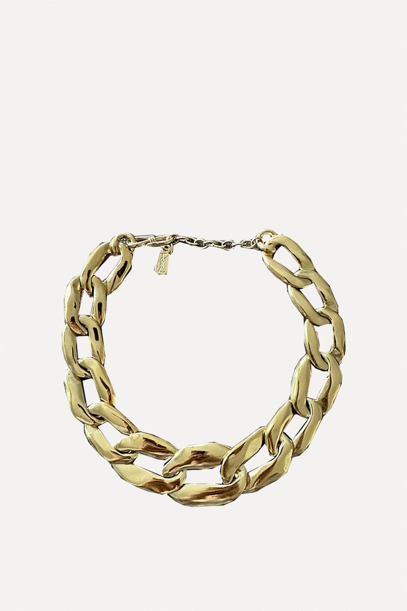 YSL Chunky Chain Necklace from Alice Skewis