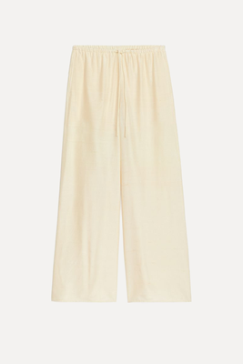 Raw Silk Trousers from ARKET