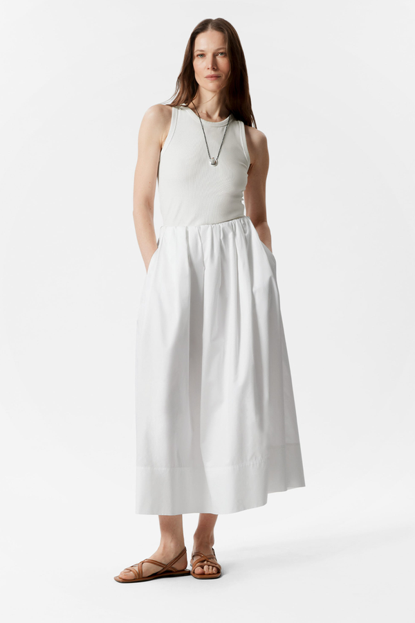 A-Line Midi Skirt