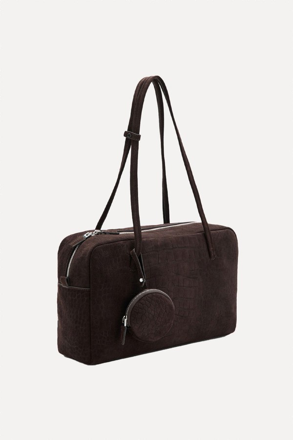 x from Medium Suede Bowling Bag, £119.99 | Mango