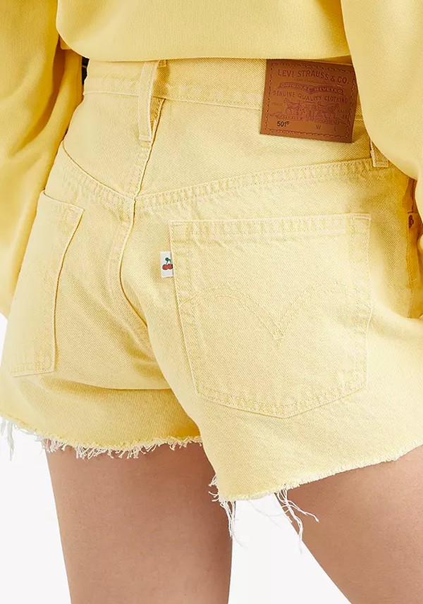 501 High Rise Original Denim Shorts