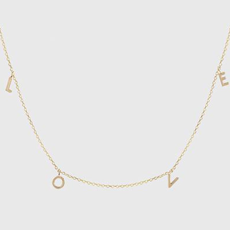 Love Letter Necklace from Aurum & Grey 