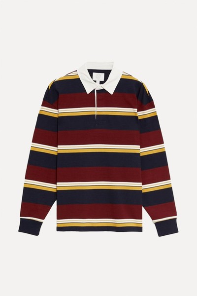 Pure Cotton Striped Rugby Top from M&S