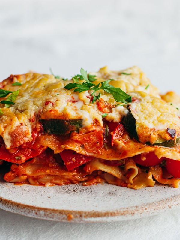 Roasted Vegetable Vegan Lasagne