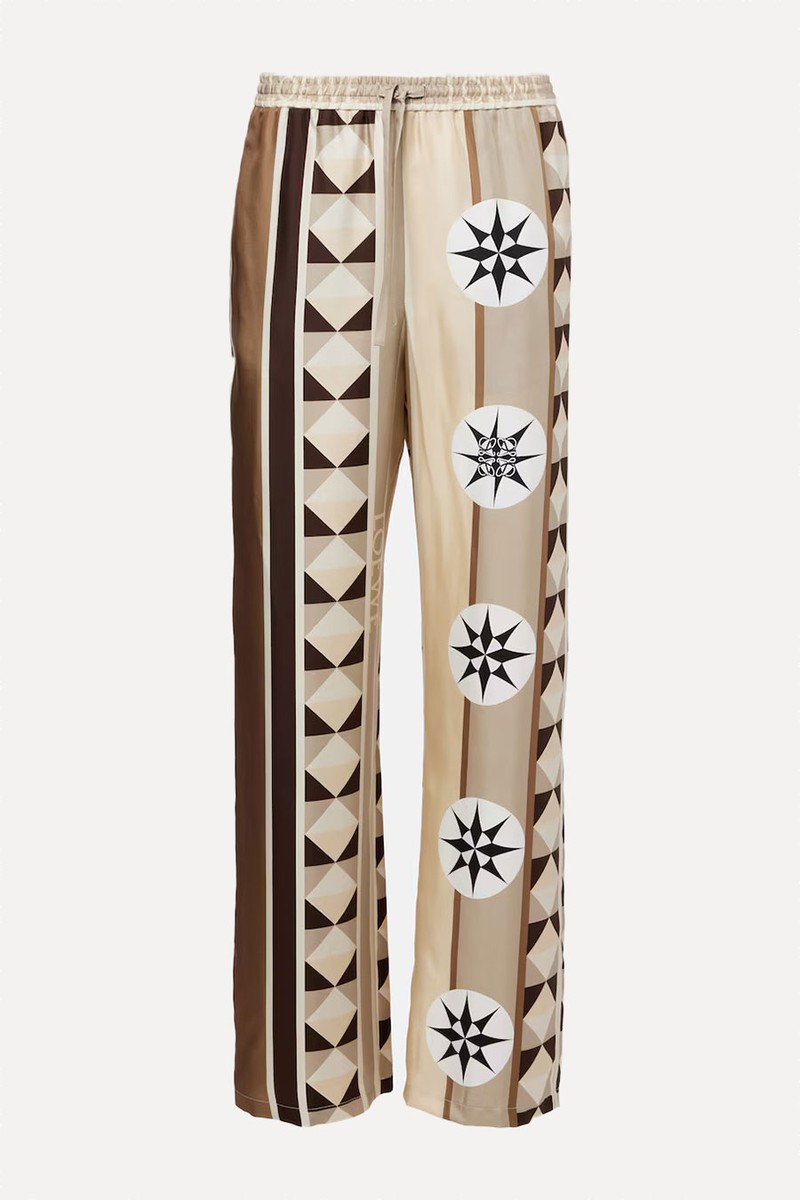 Silk Satin Wide-Leg Pants from Loewe x Paula's Ibiza