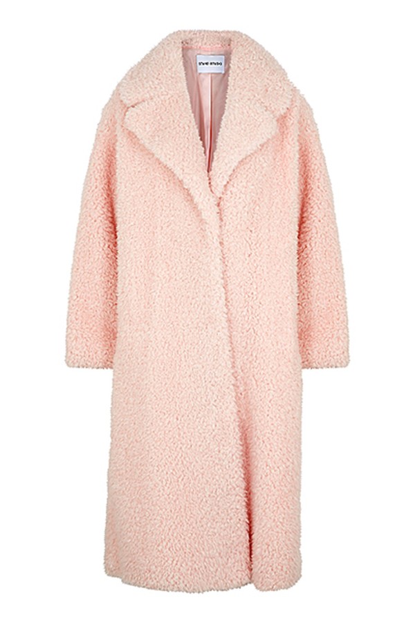 Clara Faux-Shearling Coat from Stand Studio