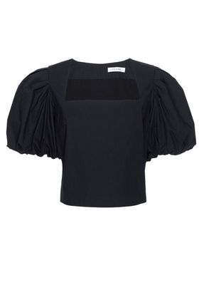 Nina Puff-Sleeved Cropped Top from Frame