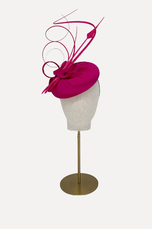 Silk Pillbox With Feathers & Quills from rachel trevor morgan