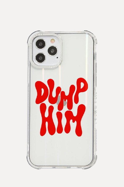 Prints By Gg X Skinnydip Dump Him Holo Shock Iphone Case from Skinnydip London