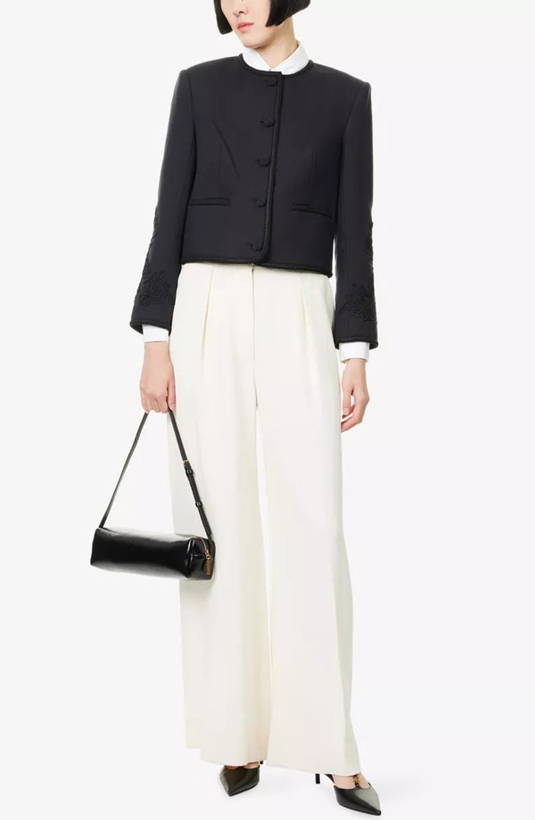 Latrell Appliqué Woven Jacket