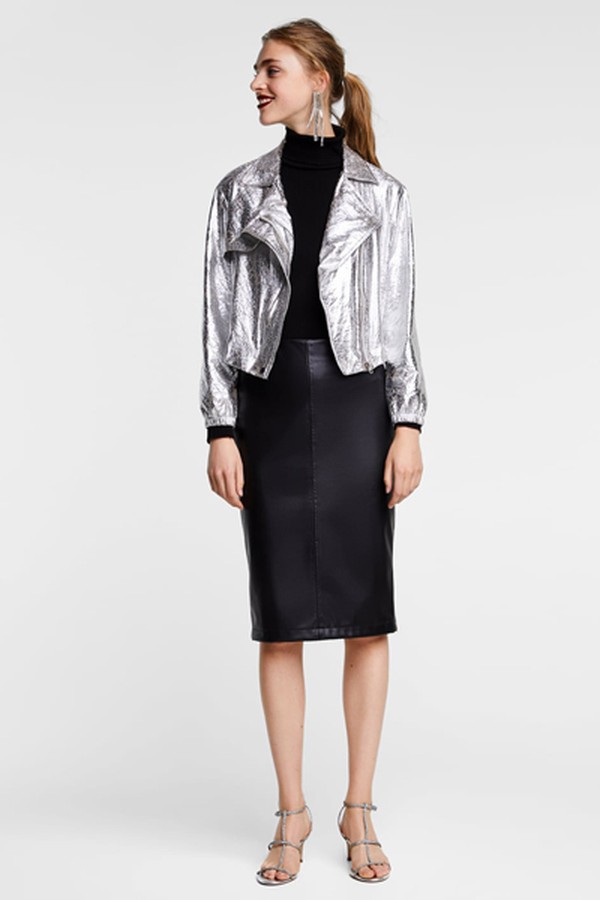 z1975 Metallic Biker Jacket