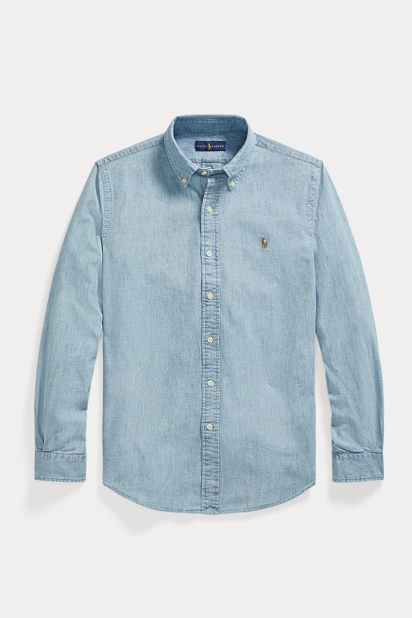 Custom Fit Chambray Shirt