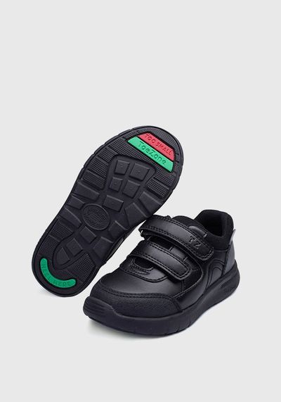 ToeZone® Black Smart Trainers (8-Infant-2)