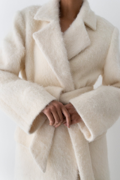 Ivy Mohair Coat from Almada Label