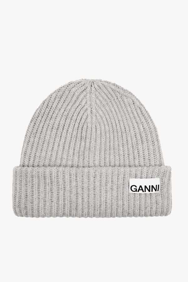 Rib Knit Beanie from Ganni