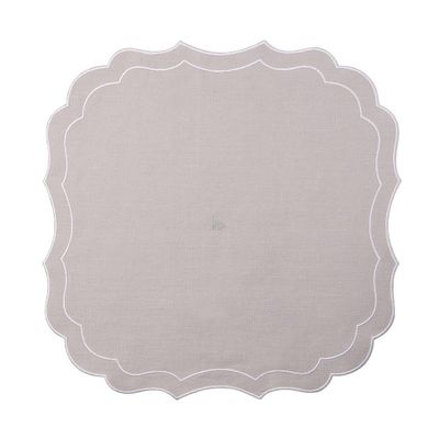 Pair Of Stella Waxed Italian Linen Placemats from Rebecca Udall