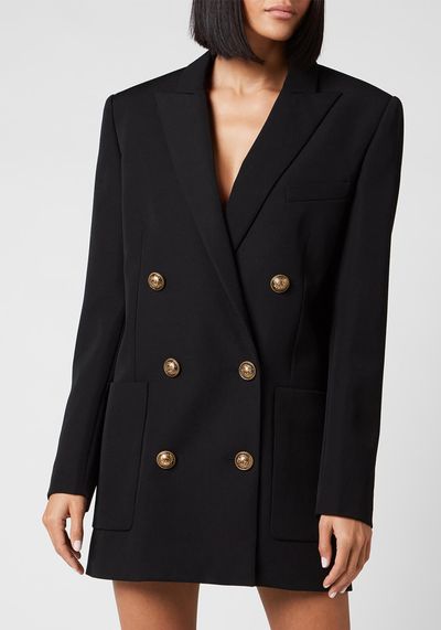 6 Button Boyfriend Jacket Dress from Balmain