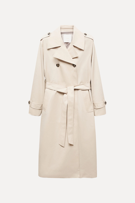 Angela Wrap Detail Trench Coat from Mango