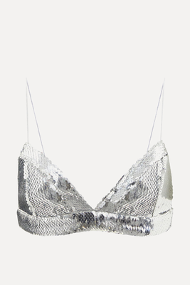 Sequin-Embellished Bra Top from Alex Perry