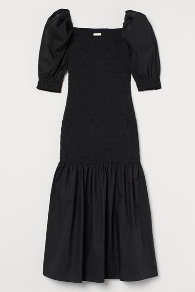 Smocked Cotton Dress from H&M