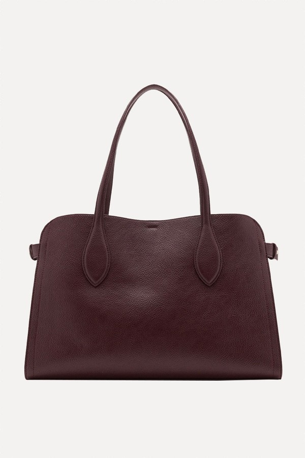 Medium Bag With Pebbled Effect Leather from Mango