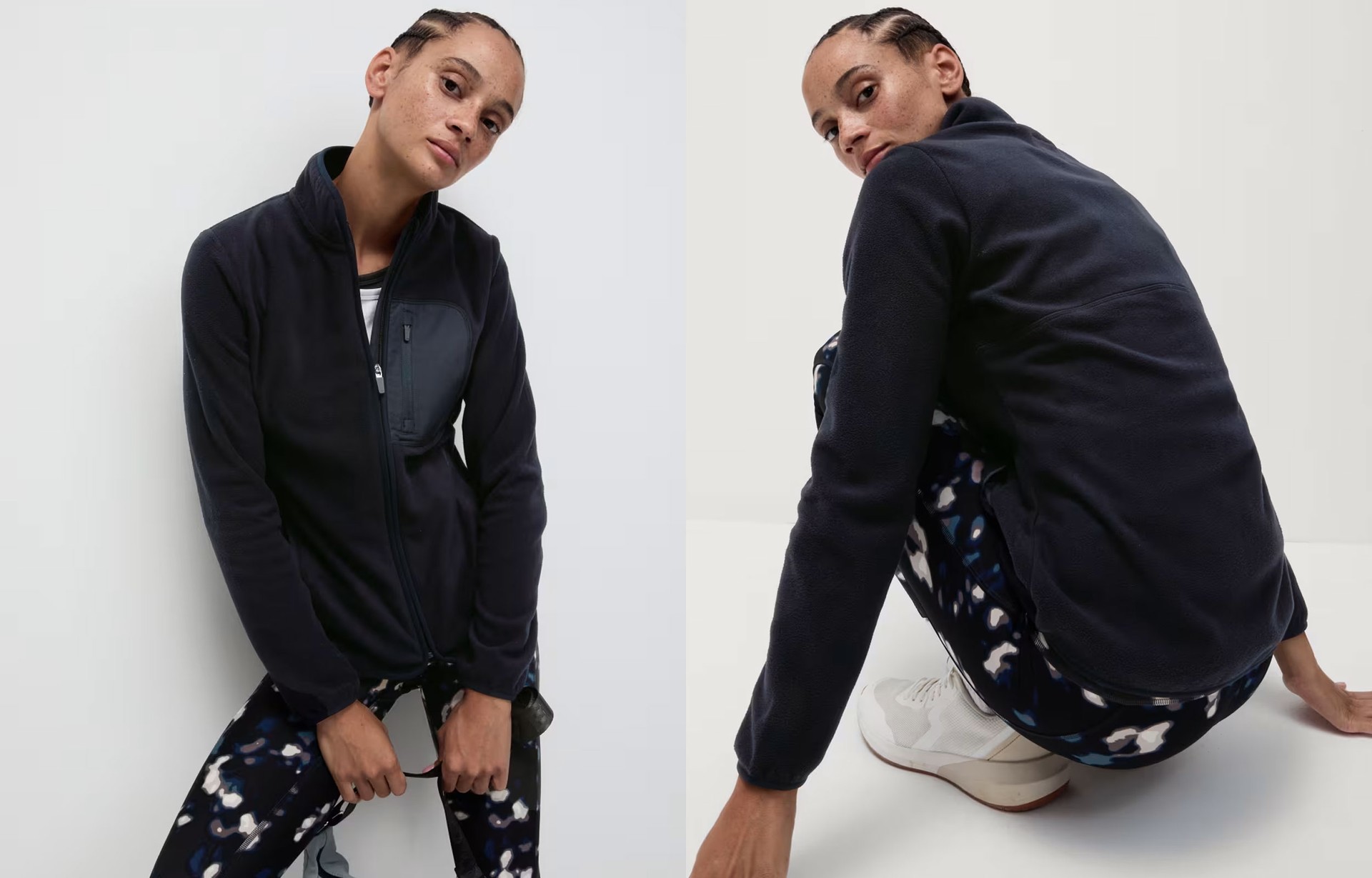 Thermal Zip Up Funnel Neck Fleece from Marks & Spencer