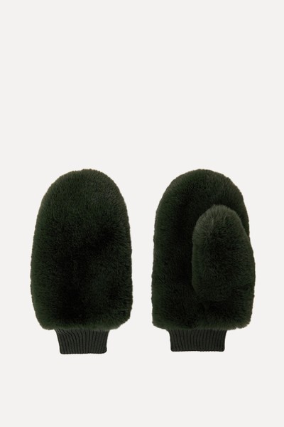 Soft Faux Fur Mittens from Accessorize 