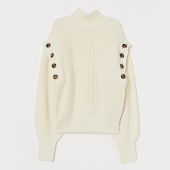 Rib-Knit Wool-Blend Jumper from H&M