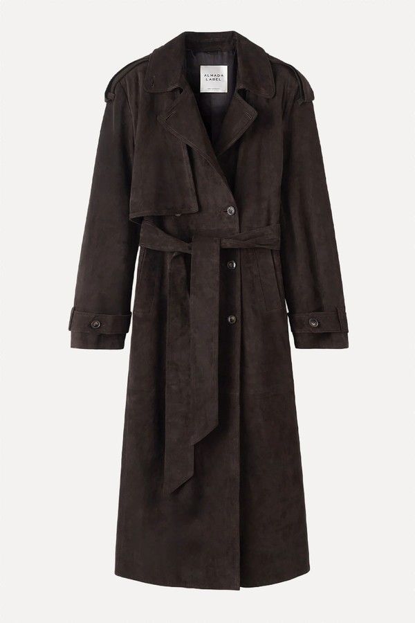 Sienna Suede Coat from Almada Label